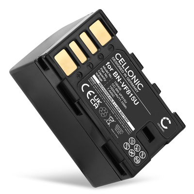 Batteri for JVC PX100 HM200 MG330 HM100 D728 D750 HD200 BNVF808 BNVF823 Kameraer 1500mAh fra CELLONIC