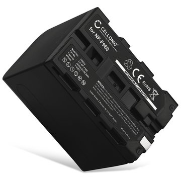 Batteri for Sony Z Cam E2 PD150 PD170 FDR-AX1 DCR VX2100 GV-D200 HDR-FX7e FX1 FX1000 NP-F970 NP-F950 Kameraer 6600mAh fra CELLONIC