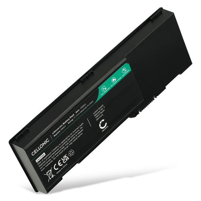 Batteri for Dell Precision M6500 Accu 6600mAh Akku bytte Batteri