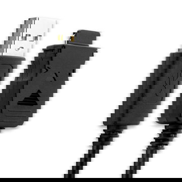 USB Kabel for Samsung SGH-T100, SGH-D500, SGH-D600, SGH-E700, SGH-A800 - 1m Ladekabel USB Ledning  Datakabel svart