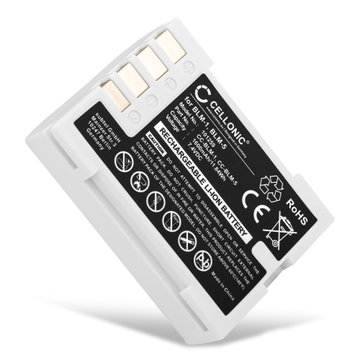 Batteri for Olympus E520 E510 E500 E5 E3 E1 E330 E300 E30 C8080 C5060 C7070 BLM1 Kameraer 1600mAh fra CELLONIC