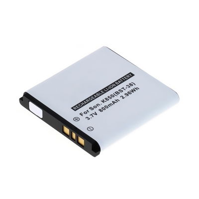 Batteri for Sony Ericsson W995 / W580i / C902 / C510 / C905 / R300 / K850i / T303 - BST-38 (800mAh) , reservebatteri