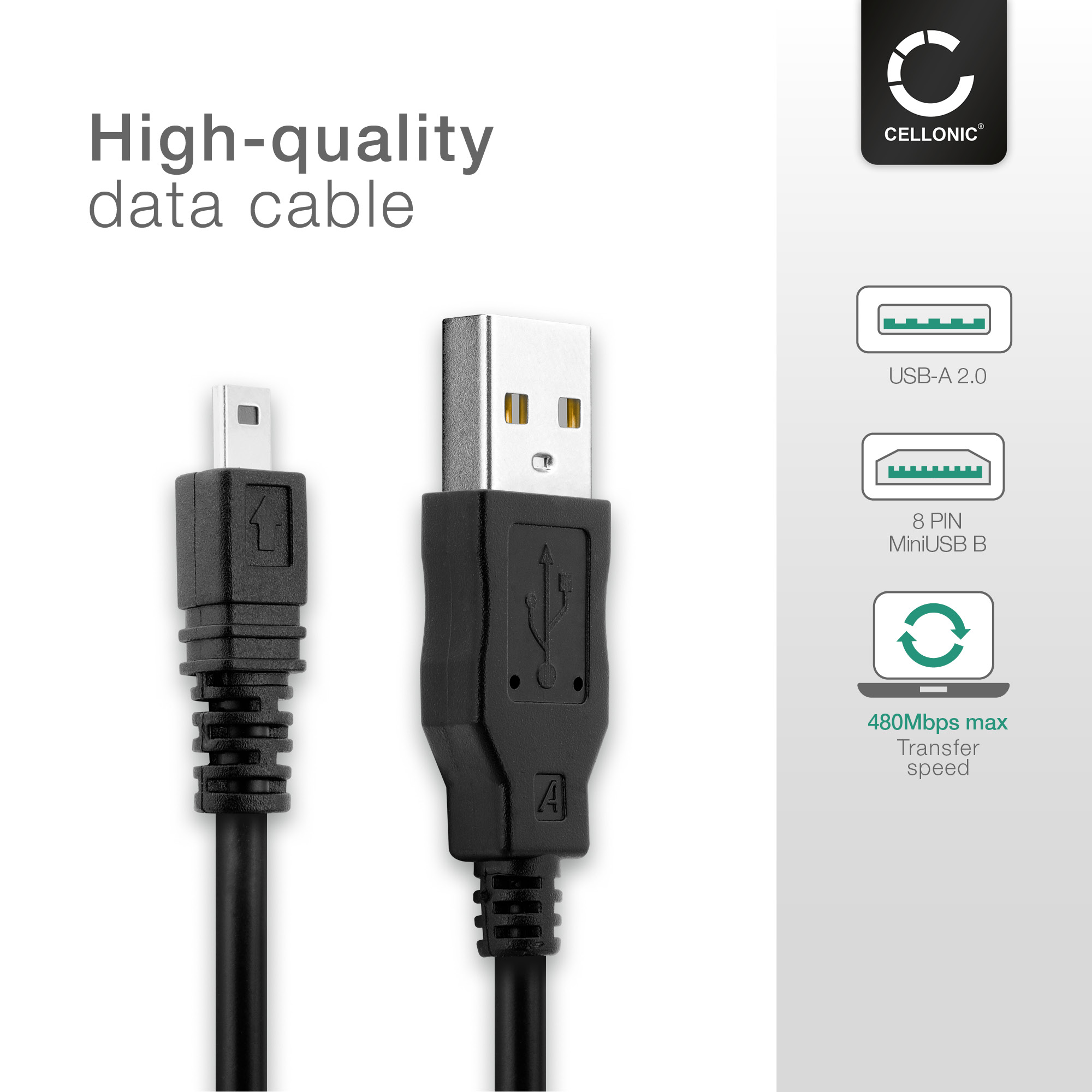 Cavo USB Originale Panasonic Per LUMIX DMC-FZ1000 LX100 GM5 FT30 – K1HY08YY0031