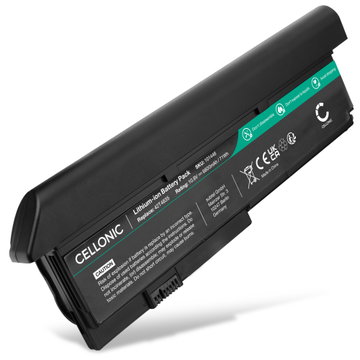 Batteri for Lenovo ThinkPad X201, X200, X201i, X200s, X201s, X200si, 42T4534, 42T4537 6600mAh 10.8V fra CELLONIC
