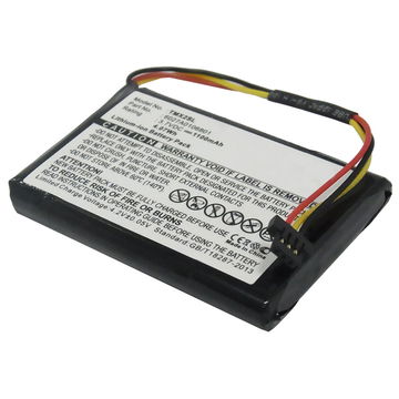 1x Batteri for TomTom XL LIVE IQ Routes™, 4ET03, XL Holiday, XL LIVE IQ Routes™ Europe/Regional, 4ET0.002.02 6027A0106801 (1100mAh, 3.7V) fra subtel