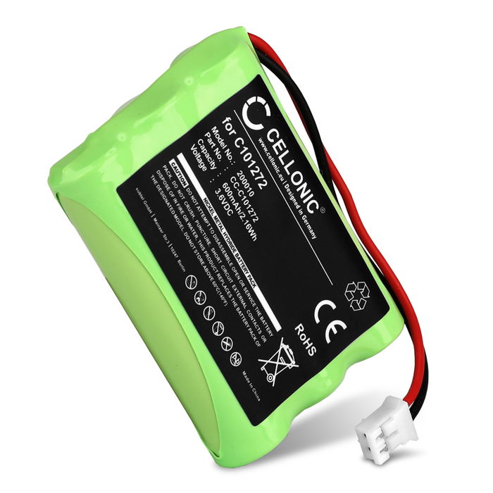 Batteri for Alcatel Altiset Easy / Pro / Vocal / DECT, Eole 450, Alcatel One Touch Class / Vocal, Ericsson DECT230, DT200 - C101272,CP15NM (600mAh) reservebatteri