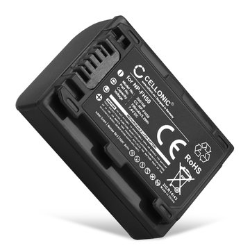 Batteri for Sony A230 A290 A330 A380 A390 DSC-HX1 HX200V HX100V HDR-SR12 DCR-SR45 DCR-SR42 NP-FH50 NP-FH40 Kameraer 700mAh fra CELLONIC