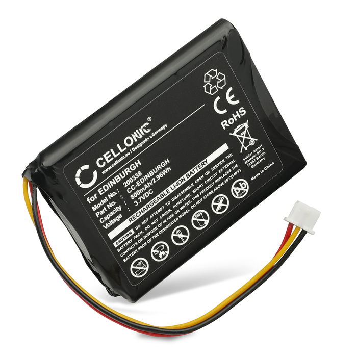 Batteri for TomTom EDINBURGH, ONE XL, ONE 3rd Edition, ONE XL Europe, XL 325, ONE XL Regional, F724035958 - 800mAh 3.7V  fra CELLONIC