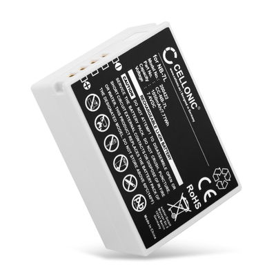 Batteri for Canon PowerShot SX30 IS, PowerShot G12, PowerShot G11, PowerShot G10, NB7L NB-7L (1050mAh, 7.4V) fra CELLONIC