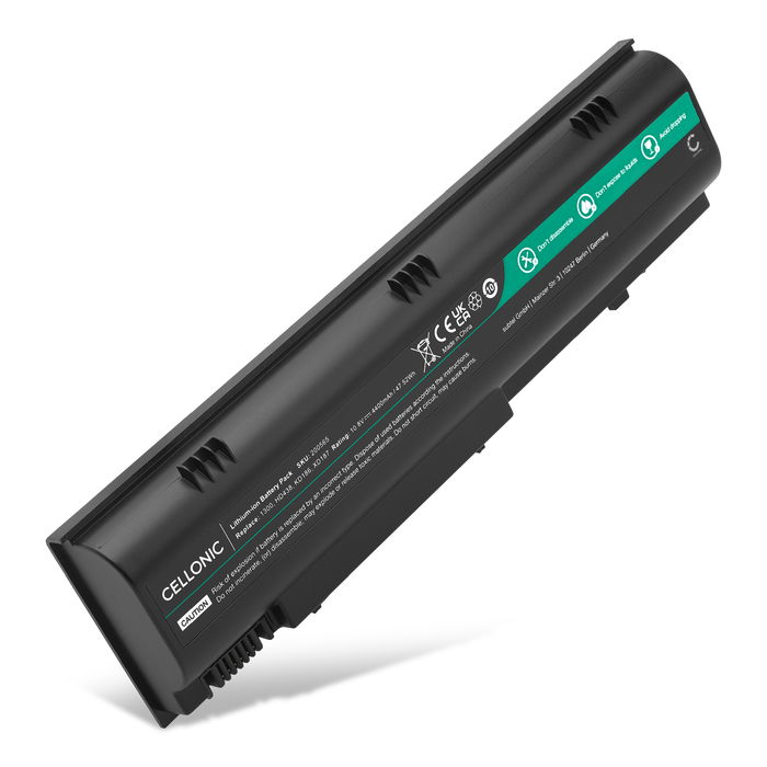 Battery for Dell Inspiron 1300, B120, B130, TT720, HD438, KD186 10.8V 4400mAh from CELLONIC