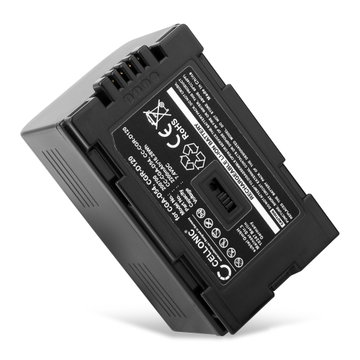 Batteri for Panasonic GX7 RX11 EX3 DS38 DS20 GS5 DS77 CGAD54 CGRD220 Kameraer 2200mAh fra CELLONIC