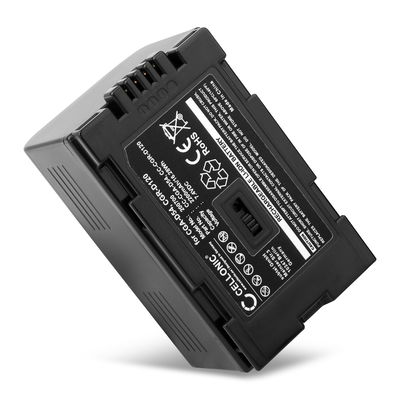 Batteri for Panasonic GX7 RX11 EX3 DS38 DS20 GS5 DS77 CGAD54 CGRD220 Kameraer 2200mAh fra CELLONIC