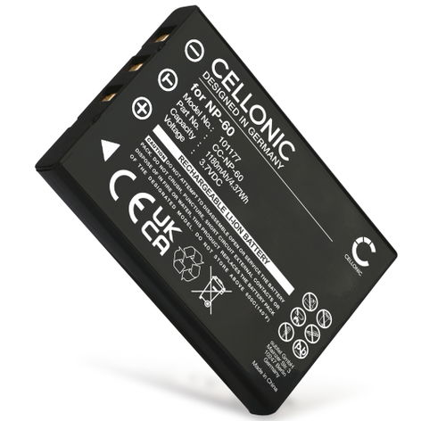 Battery for Trust 922Z PowerCam Optical Zoom Li-Ion 3.7V (1180mAh, 3.7V) from CELLONIC