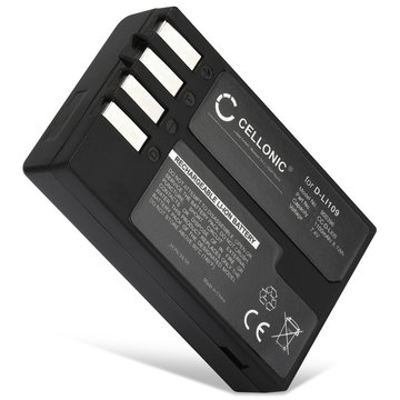 Batteri for Pentax K-S2, KP, K-50, K-70, K-30, KF, K-R, K-500, K-S1, D-Li109 Kameraer 1100mAh fra CELLONIC