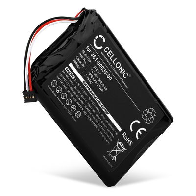Batteri for Garmin nüvi 2350LT nüvi 2360LT nüvi 2370LT nüvi 2340LT / Edge Touring Plus - 361-00035-00,361-00035-02 1000mAh , reservebatteri