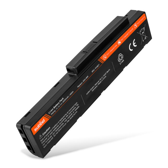 Batteri til Fujitsu Amilo Li 3710 / Amilo Li 3910 / Amilo Pa 3650 bærbar PC – 4400mAh
