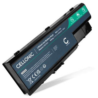 Batteri for Acer Aspire 8930G, 8920G, 8920, 7738G, 5920, Packard Bell EasyNote LJ65, LJ75, LJ71, eMachines E520, eMachines E510, Acer AS07B31 4400mAh 11.1V fra CELLONIC