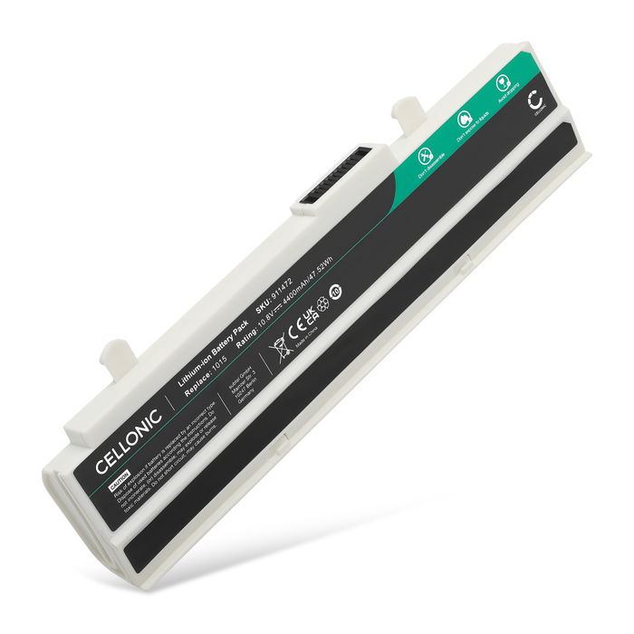 Batteri for ASUS Eee PC 1215N, 1215B, 1011PX, 1015BX, 1015PEM, 1015 Series, R011PX ,1011CX, A32-1015 4400mAh 10.8V fra CELLONIC