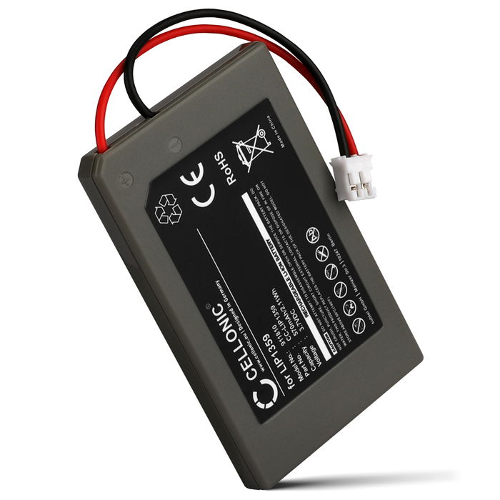 Batteri til Sony PlayStation 3 Controller, PS3 Dualshock (CECHZC2A,CECHZC2E,CECHZC2H,CECHZC2J,CECHZC2U) - LIP1359 (570mAh) Reservebatteri