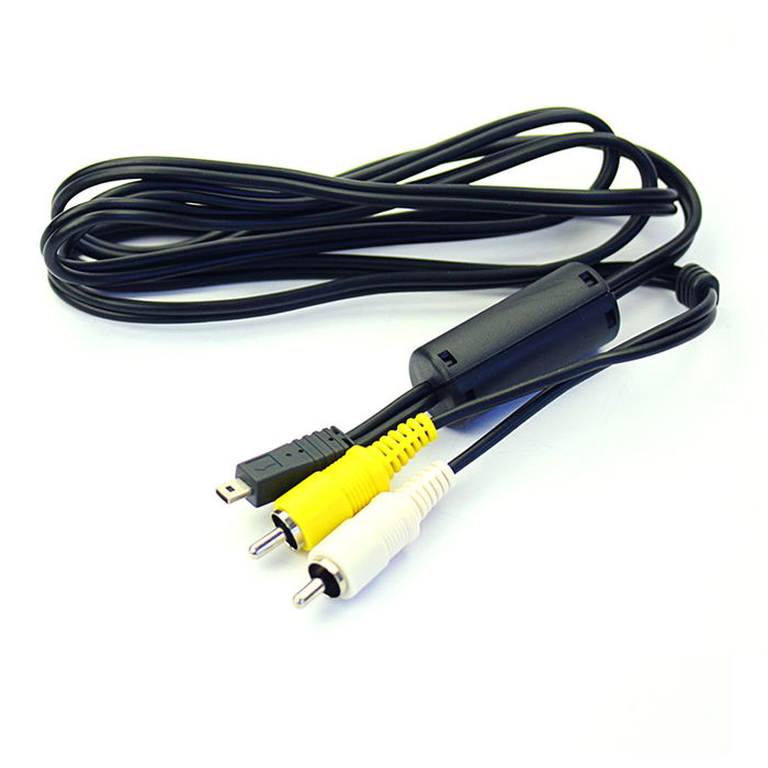RCA-kabel for General Imaging E840s / E850 / E1030 / E1035 / E1040 / E1050TW / E1050, TV, DVD, Blu-Ray, Kamera, Konsoll – 0,6m AV-kabel, RCA-kontakt, Kompositt Audio-Video Kabel