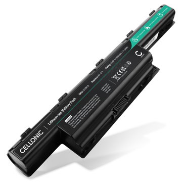 Batteri for Acer Aspire 7750G, 5750G, E1-731, 7741G, 5742G, 5742, Acer AS10D31, AS10D51 6600mAh 10.8V - 11.1V fra CELLONIC