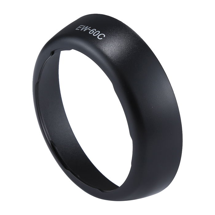 EW-60C Kamera Solblender for Canon EF-S 18-55mm 1:3.5-5.6 III, 18-55mm 1:3.5-5.6 IS II, EF 28-80mm 1:3.5-5.6 II, 28-90mm 1:4-5.6 II – Plast Bajonett Solblender fra CELLONIC