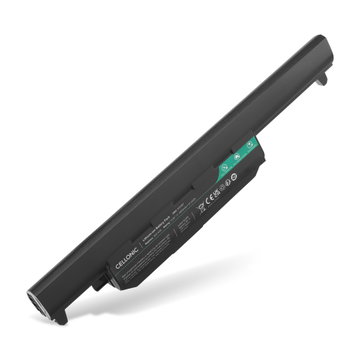 1x Batteri for ASUS K55, K55VD, X75V, F75A, F75 series, A55V, X55A, X75A, Pro45 series, K55A, K55V, K55VS, R700V, ASUS A32-K55, 0B110-00050800, A42-K55 4400mAh 11.1V fra CELLONIC