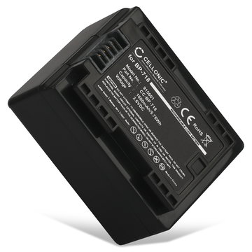 Batteri for Canon R50, HF R806, HF R606, HF R506, HF R800, HF R706, HF R37, BP-727 Kameraer 1600mAh fra CELLONIC