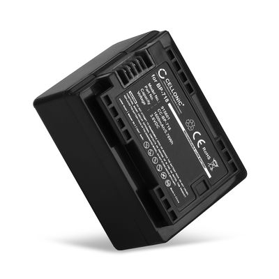 Batteri for Canon R50, HF R806, HF R606, HF R506, HF R800, HF R706, HF R37, BP-727 Kameraer 1600mAh fra CELLONIC