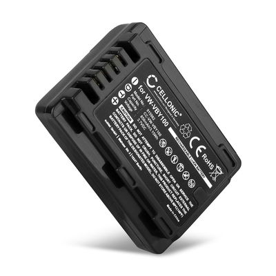 Battery for Panasonic HC-V110, HC-V130, HC-V201 VW-VBY100 (850mAh, 3.7V) from CELLONIC