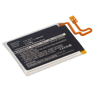 Batteri til Apple iPod nano 7 Gen. A1446 - 616-0639, 616-0640 (200mAh) Reservebatteri
