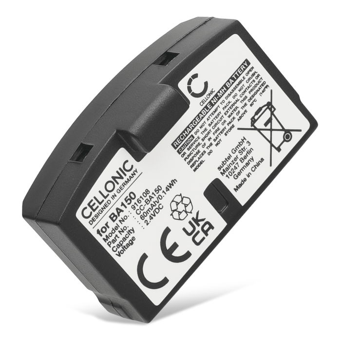 Batteri for Sennheiser HDR 45 (RS 45) Accu 60mAh Akku bytte Batteri