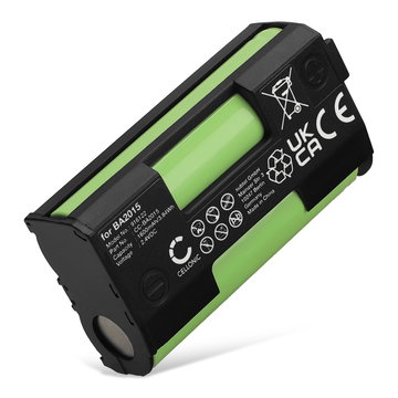 Battery for Sennheiser SKM 100 (ew100 G3), 300 (ew100 G3), 100 (ew100 G2), 2000, 300 (ew300 G2), EK 2000, 100 (ew100 G2) BA2015 (1600mAh, 2.4V) from CELLONIC