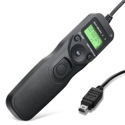 Kabelutløser med timer for Nikon CoolPix P1000 D3100 D3300 D5000 D5500 D5600 D7200 D7500 D90 Z 6 Z 7 MC-DC2 Kamerafjernkontroll fra CELLONIC
