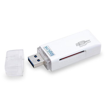 USB 3.0 minnekortleser for SD SDHC SDXC MicroSD MicroSDHC MicroSDXC Minnekort