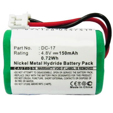 Batteri for SportDOG FieldTrainer SD-400 SD-400S WetlandHunter SD-400 SD-800 150mAh fra subtel