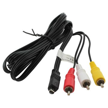 RCA-kabel for Sony CX250, CX270, CX260, AS200V, CX730, CX210, CX580, PJ200, PJ600, TV, DVD, Blu-Ray, Kamera, Konsoll – AV-kabel, RCA-kontakt, Kompositt Audio-Video Kabel