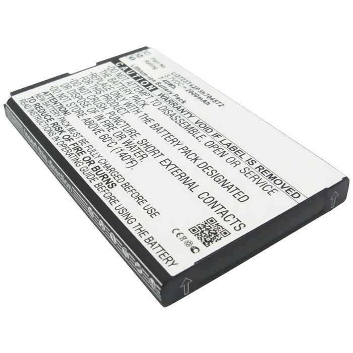 1x Batteri for ZTE MF275, MF91, MF90 Plus, Falcon Z-917 Li3723T42P3h704572 (2000mAh, 3.7V) fra CELLONIC
