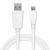 Micro USB 2.0 PVC-PVC, hvit