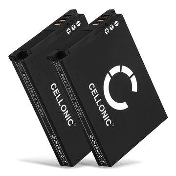 2x Batteri for Samsung WB1100f WB150f WB200f WB2100 WB250f WB350f WB500 WB550 WB700 WB750 Kameraer 1050mAh fra CELLONIC