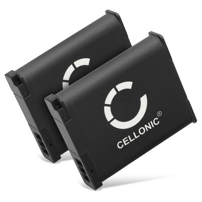2x Batteri for Panasonic Lumix DMC-TZ71 TZ70 DMC-TZ61 TZ60 DMC-TZ58 TZ56 TZ55 DMC-TZ41 Kameraer 1050mAh fra CELLONIC