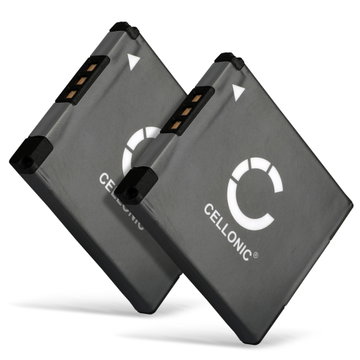 2x Batteri for Canon IXUS 185 285 HS 275 190 180 175 170 PowerShot SX430 IS SX420 SX410 SX400 SX432 A2500 A2300 Kameraer 600mAh fra CELLONIC