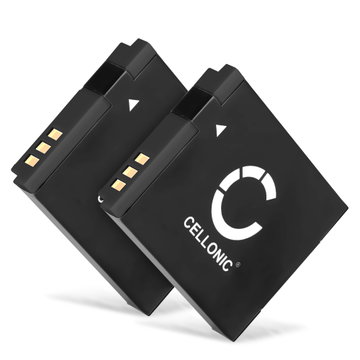 2x Batteri for Canon PowerShot S95, S90, SX240 HS, SX260 HS, SX500 IS, IXUS 95 IS, IXUS 105, NB-6L Kameraer 1000mAh fra CELLONIC