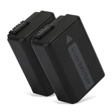 2x Batteri for Sony Alpha 6000, A6000, Alpha 6400, Alpha 7, Alpha 5100, A6100, RX10 IV, NP-FW50 1030mAh fra CELLONIC