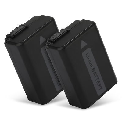 2x Batteri for Sony Alpha 6000, A6000, Alpha 6400, Alpha 7, Alpha 5100, A6100, RX10 IV, NP-FW50 1030mAh fra CELLONIC