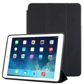 Smart Case for iPad Air 2 (Wake / Sleep) - Plast, svart shell pocket tasker