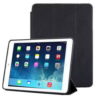 Smart Case for iPad Air 2 (Wake / Sleep) - Plast, svart shell pocket tasker