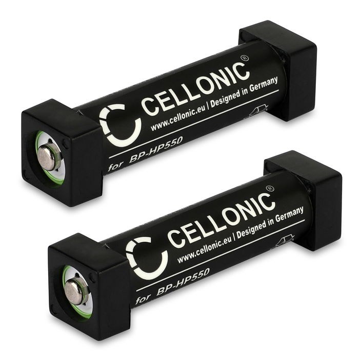 2x Batteri til Sony MDR-RF800, -RF820, -RF885, MDR-RF920, -RF925 - BP-HP550,1-756-316-21 (700mAh) Reservebatteri