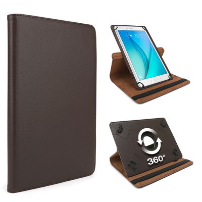 Smart Case 360° for 10" Tablets - Kunstlær, brun shell pocket tasker
