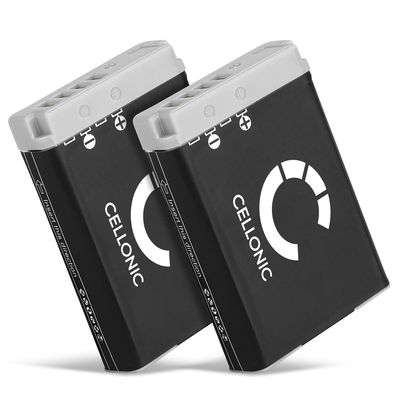 2x Batteri for Canon PowerShot G7 X Mark II G1x Mark III G5 X G9 X Mark II PowerShot SX740 HS NB-13L (1010mAh, 3.6V) fra CELLONIC